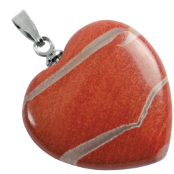 Pendentif jaspe rouge –...