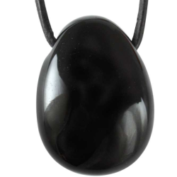 Pendentif onyx noir