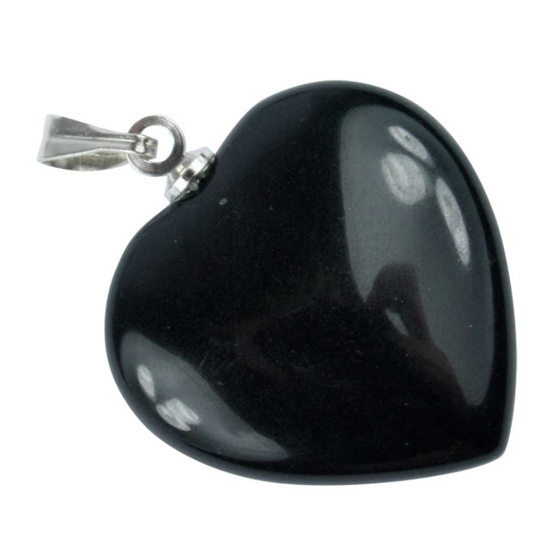 Pendentif onyx – coeur 20 mm