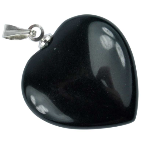 Pendentif onyx – coeur 20 mm