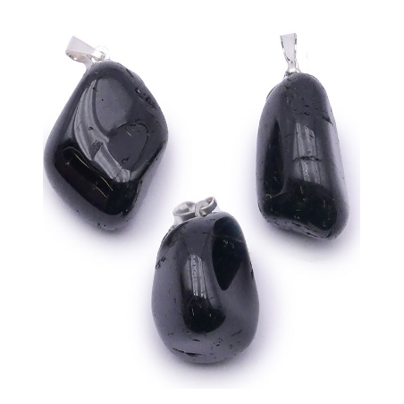 Pendentif tourmaline noire