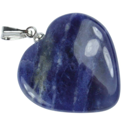 Pendentif sodalite coeur 20 mm