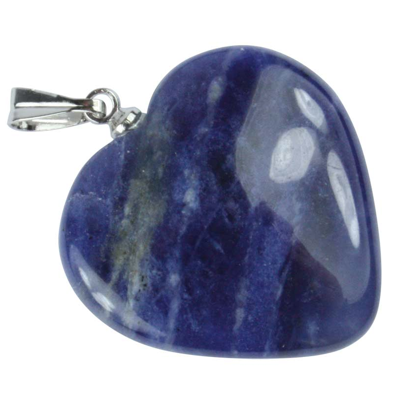 Pendentif sodalite coeur 20 mm