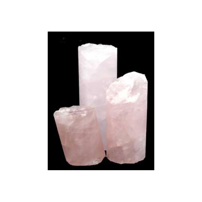 Quartz rose (carottes)