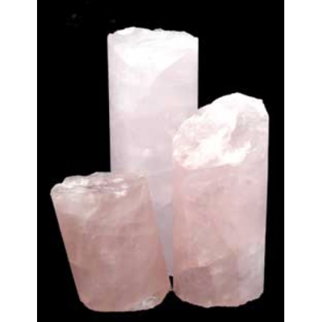 Quartz rose (carottes)